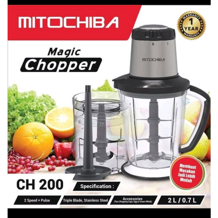 BLENDER CHOPPER MITHOCIBA CH 200