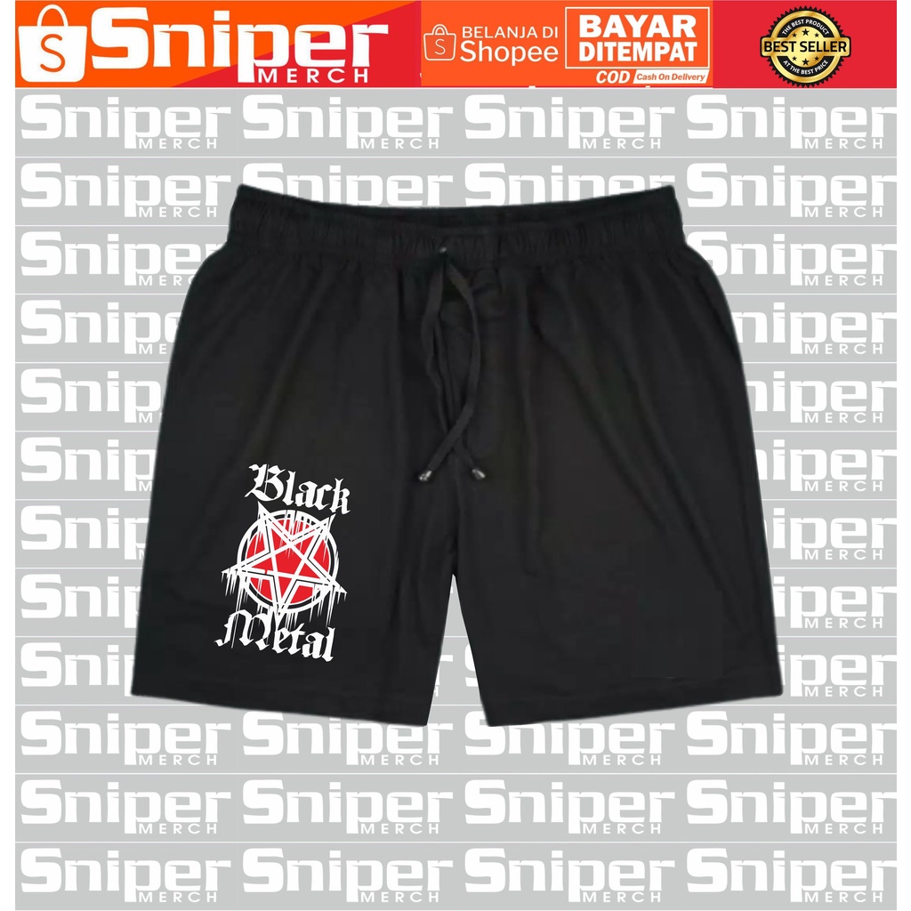 Boxer fire boxer musik Meshort Celana Kolor Daleman Bahan Kaos Band Musik Metal Punk
