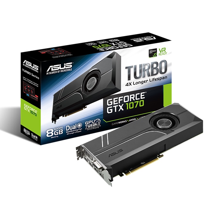 graphic card vga nvidia geforce asus turbo gtx 1070 special edition