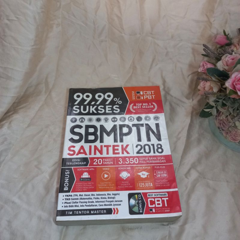 Buku SBMPTN Saintek *Preloved* + CD