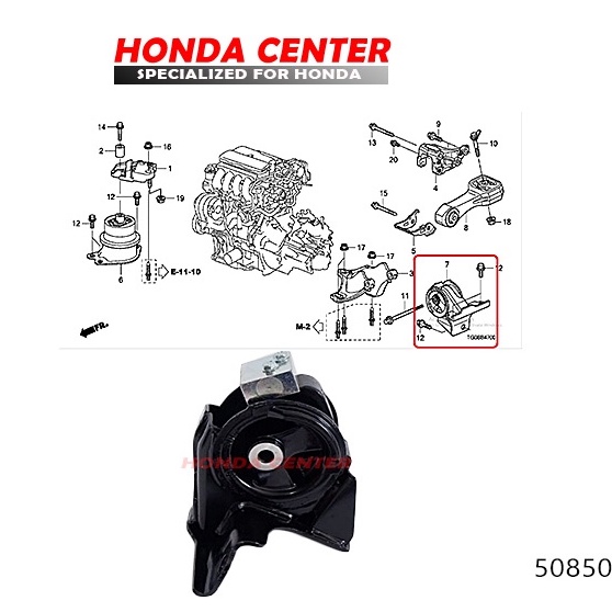 engine mounting gantungan mesin kiri manual jazz rs ge8 2008 2009 2010 2011 2012 2013 2014 city gm2 2009 2010 2011 2012 2013 brio 2012 2013 1300cc manual