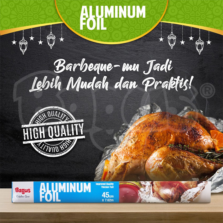 Bagus Aluminium Foil Box - 45 cm x 7.62 m W-21424