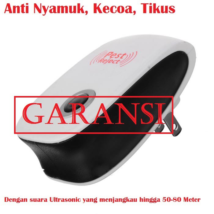 Repeller Elektronik Magnetik Ultrasonic Anti Nyamuk / Serangga / Tikus / lalat