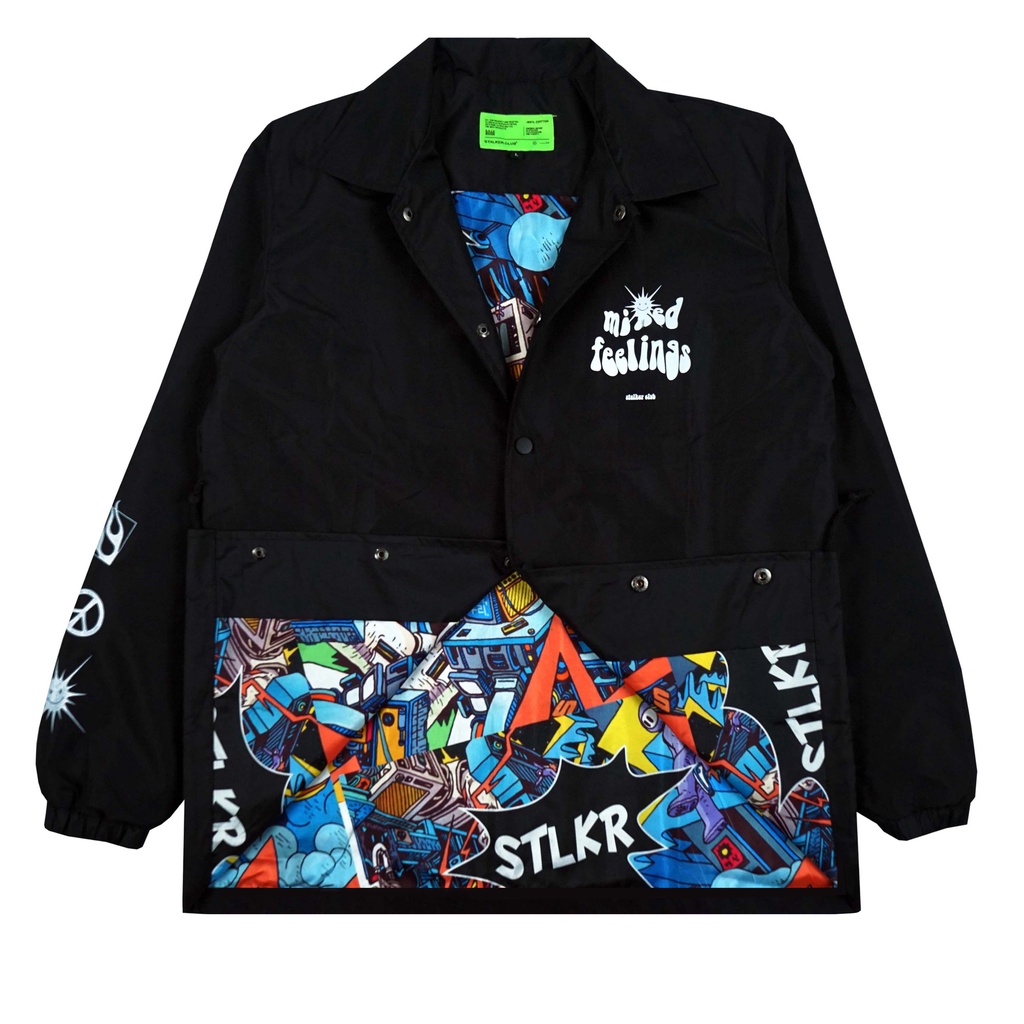 Stalker Jacket Coach original stalker parasut - Comic hitam anti air