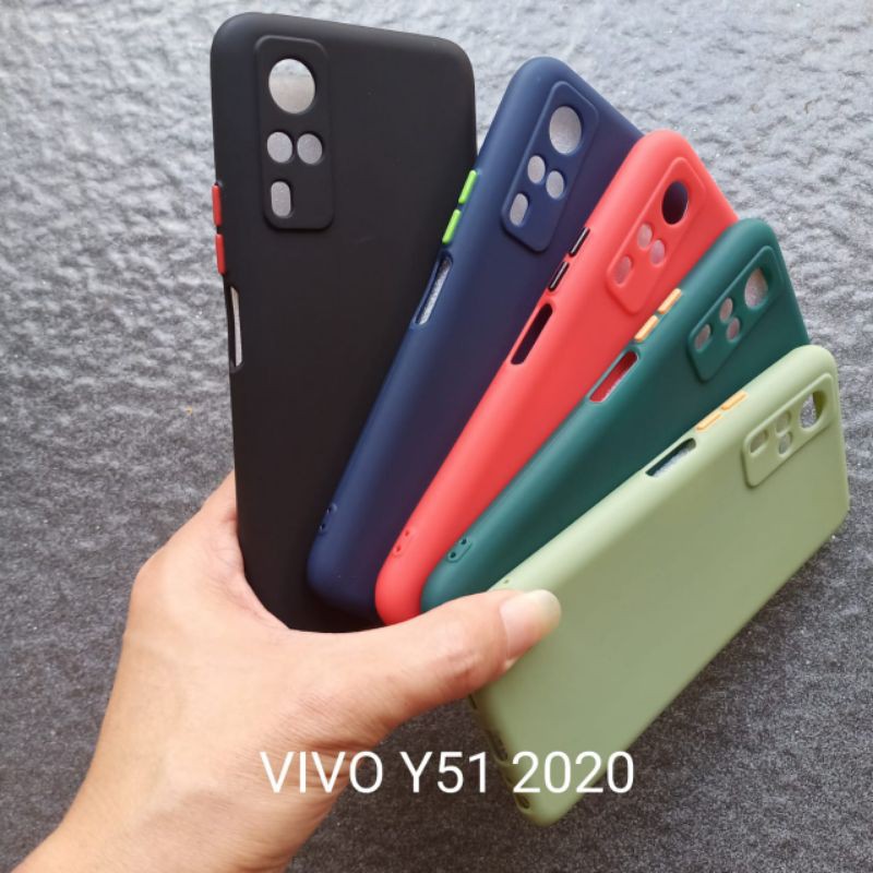 Case Vivo Y51 2020 . Y51A . Y31 2021 . Y33 2021 . Y53S ( 2 model ) soft softcase softshell silikon cover casing kesing housing