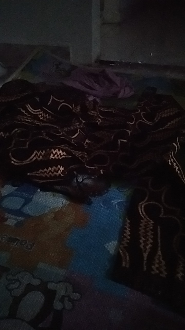 Couple Gamis Batika Parang Black Sarimbit Gamis Batik Kombinasi Long Dress Klok Seragam Pesta Muslim