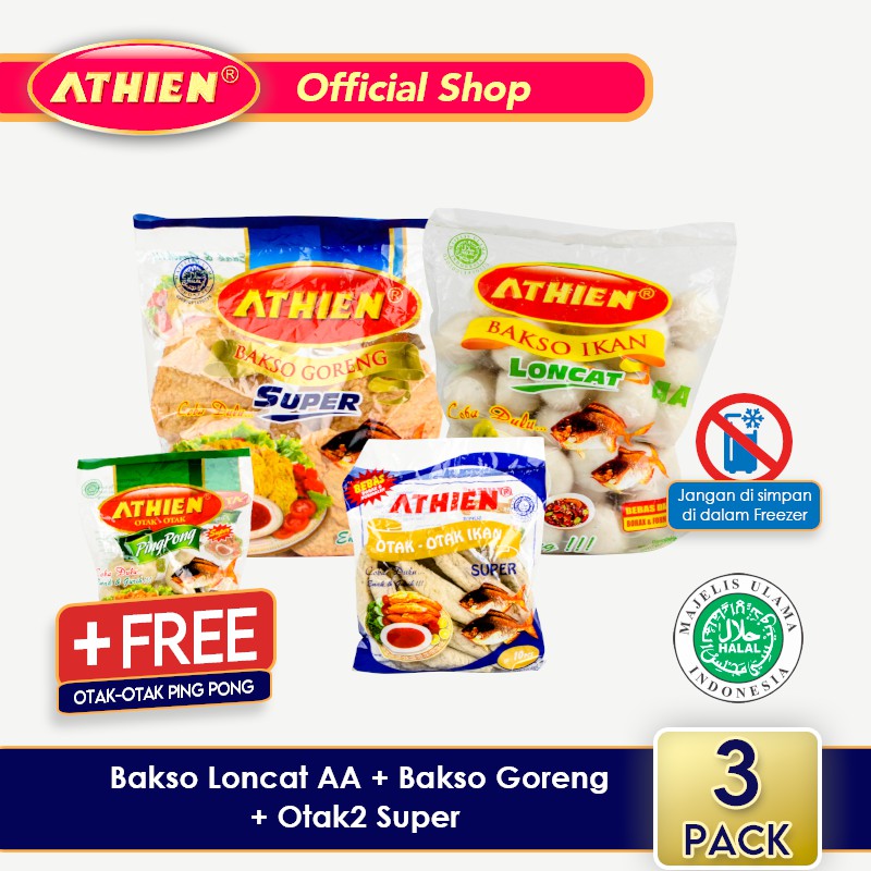 

Athien - BUNDLE Best Seller Items / Bakso Ikan Asli Belitung 1890 gram