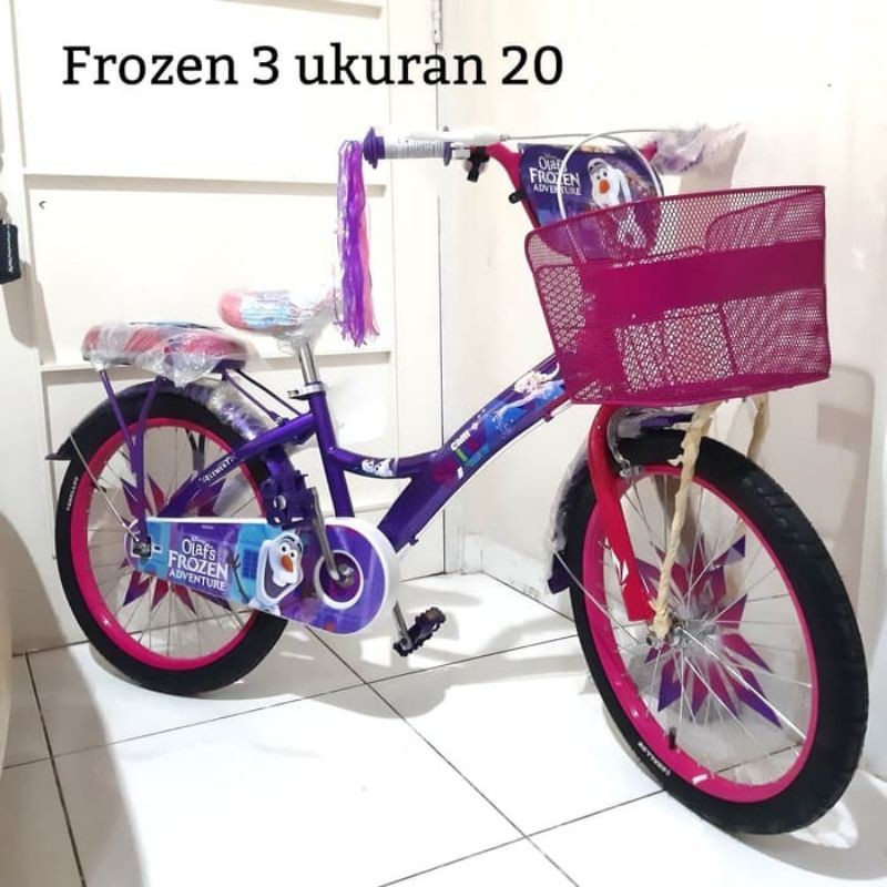 Sepeda anak perempuan Frozen olaf 20"