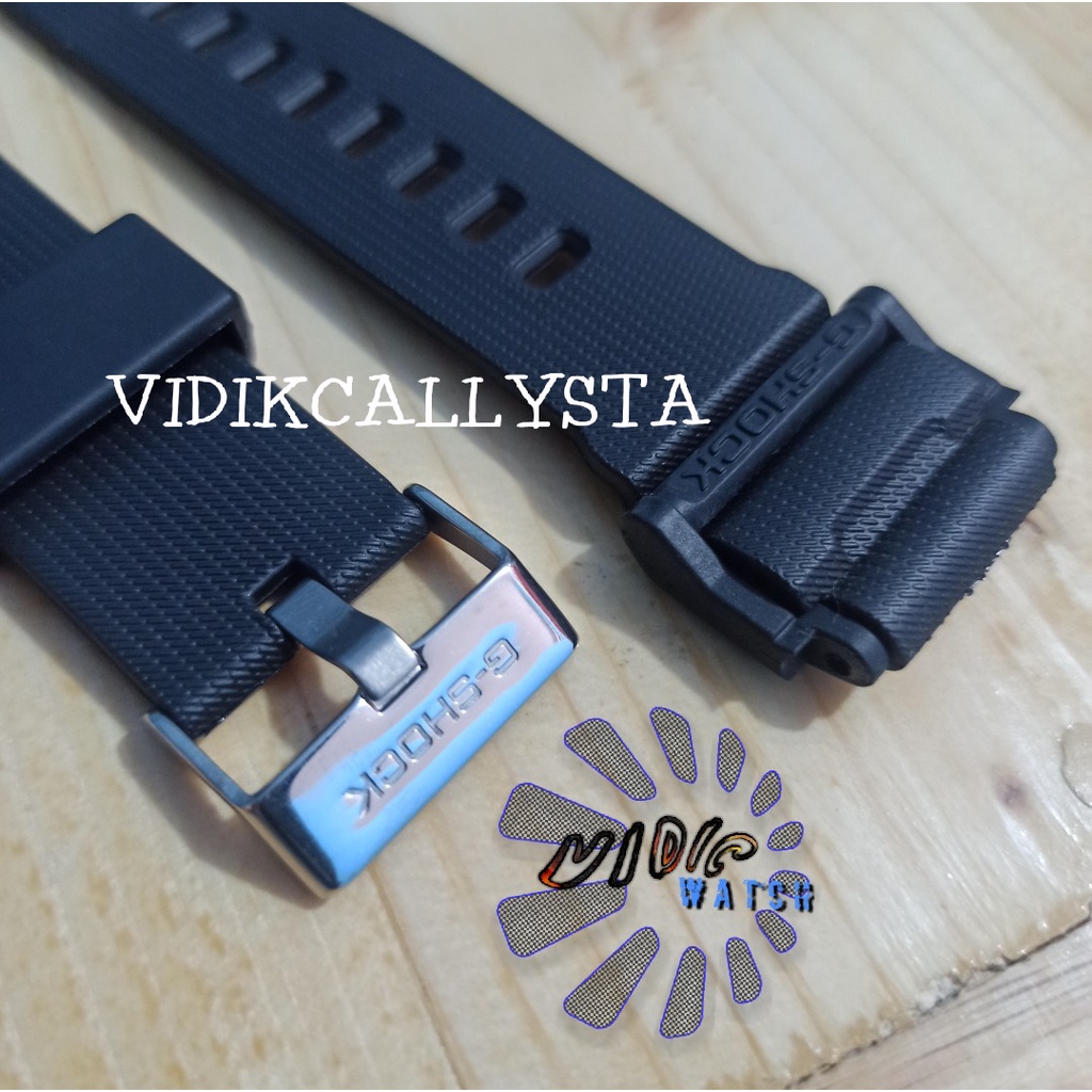 STRAP CASIO G-SHOCK TALI KARET CASIO GSHOCK GD400 GD-400 GD 400 HITAM