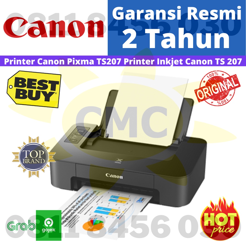 Printer Canon Pixma TS207 TS 207 Print Only Resmi