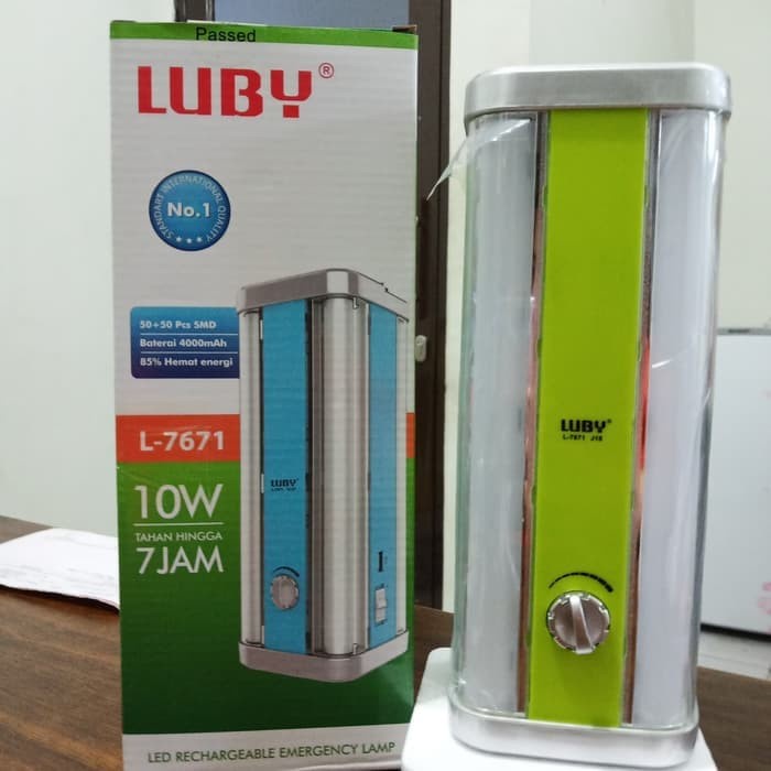 Luby L-7671 Lampu Emergency Bisa USB Power Bank Lampu Darurat 4 sisi