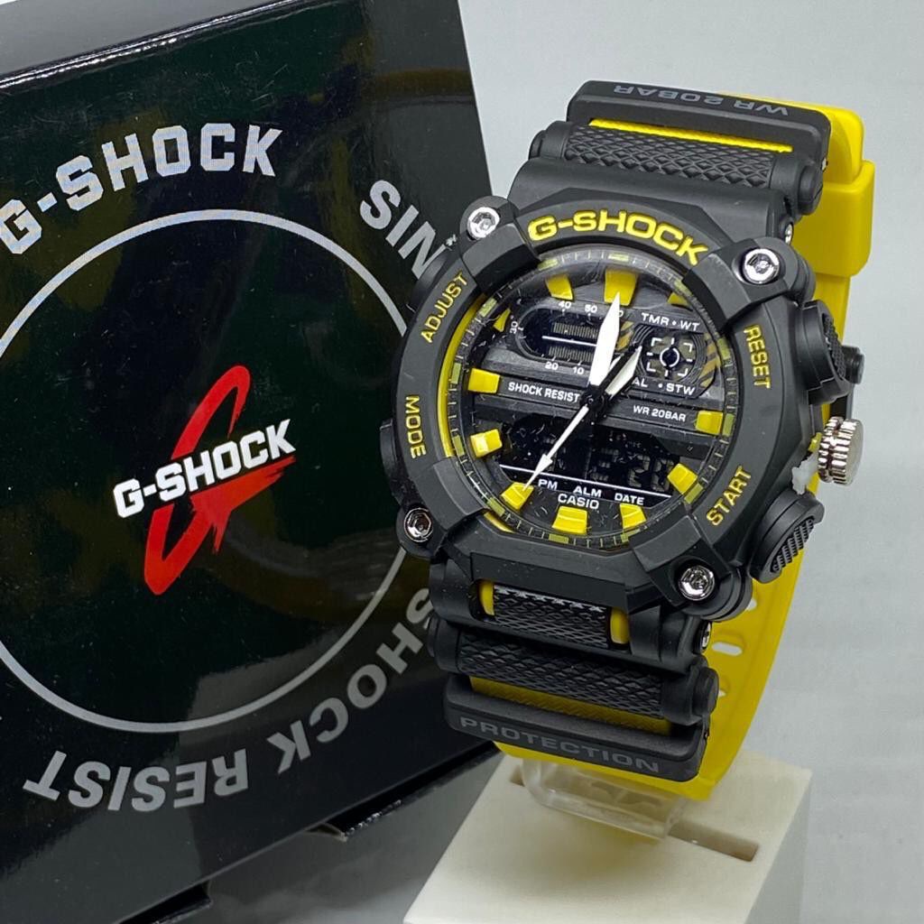 JAM TANGAN PRIA G-SHOCK GA 900 STRAP RUBBER/ JAM TANGAN PRIA G-SHOCK DIGITAL RUBBER GA 900/ Jam Pria Casio Gshock GA 900 &amp; GA900 Ori BM Autolight FullSet/ Jam Tangan Pria G Shock Casio GA 900 Dual Time Digital Rubber Water Resistant