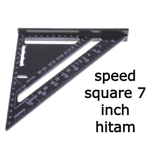 Penggaris Siku Segitiga 7 Inci / Besttools Speed Square 7 inch woodworking Penggaris segitiga 18 cm Penggaris Siku tukang