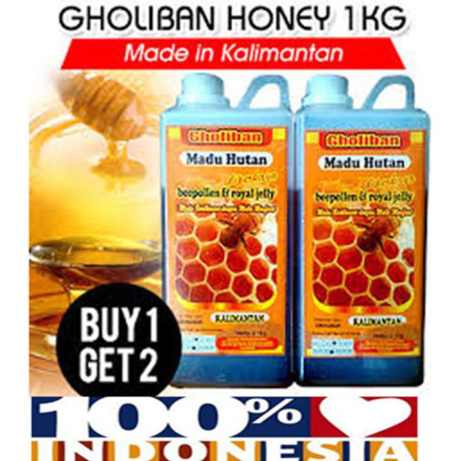 

STOK TERBATAS BUY 1+1 FREE Madu Hutan Kalimantan Gholiban Plus Bee Pollen Dan Royal MURAAH