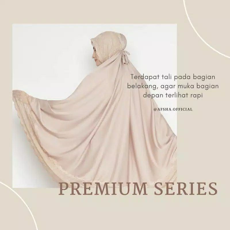 Mukena Zara Silk Premium Renda Afsha