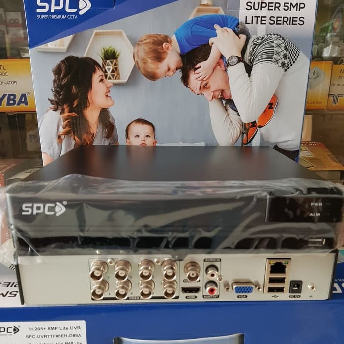 DVR SPC-UVR7TF08EH-D58A 5MP - 8 Channel