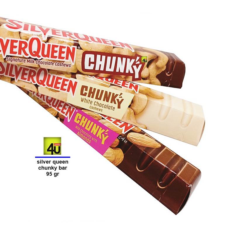 Silver Queen - Chunky Chocolate Bar - 95g | Shopee Indonesia