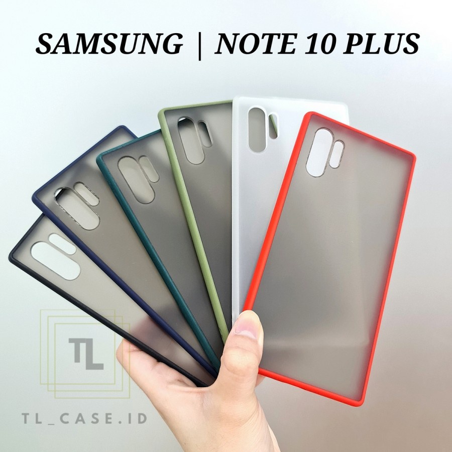 CASE MATTE SAMSUNG GALAXY NOTE 10 PLUS TRANSPARAN FUZE MACARON MY CHOICE - FA