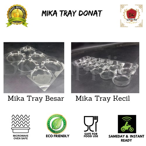 Alas Donat / Mika Tray Donat Besar dan Kecil / Tempat Alas Donat