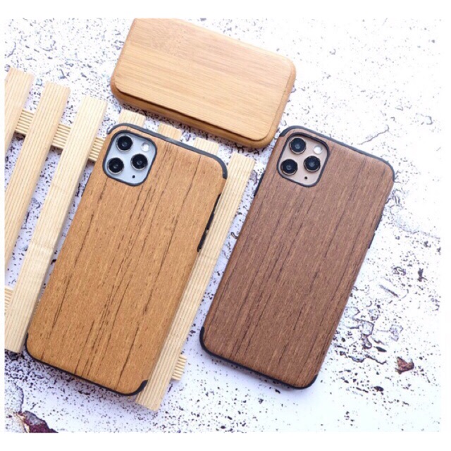 KAYU CASE - softcase corak KAYU - iPhone OPPO VIVO XIAO