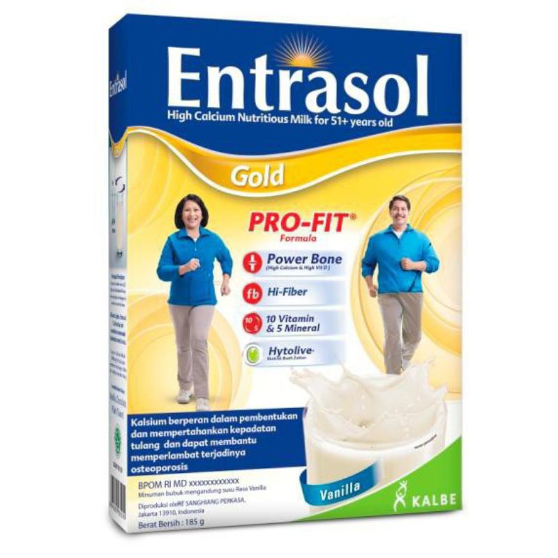 

Entrasol Gold Vanilla/Plain/Cokelat 175gr