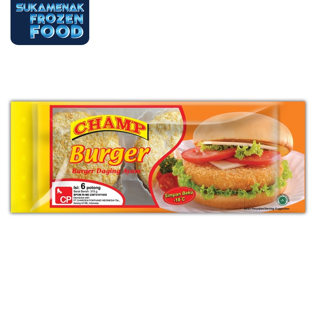 

CHAMP Chicken Burger 315gr