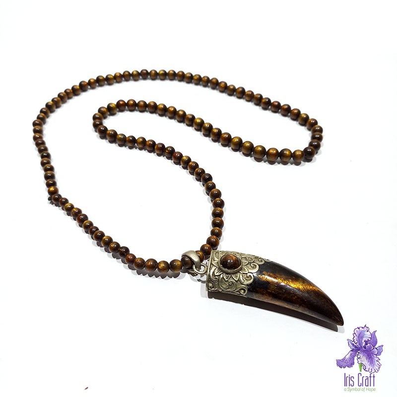 Kalung Tasbih Liontin 99 Butir Tali arus hitam Serat Emas variasi ukuran