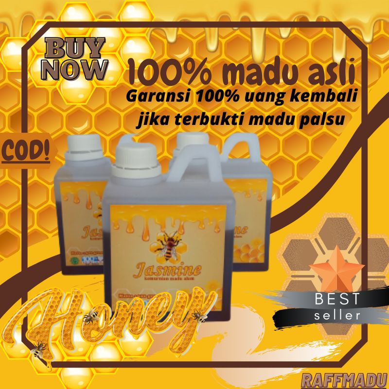 

MADU Asli Murni JASMINE HUTAN MULTIFLORA SUMATERA 100% ALAMI PURE HONEY NUSANTARA ODENG BADUY HERBAL