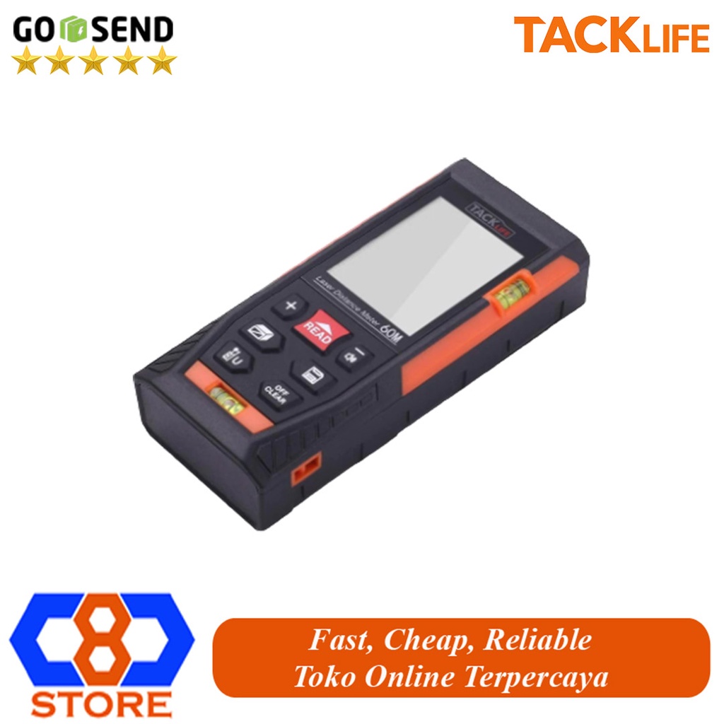 METERAN LASER TACKLIFE HD-60 / PENGUKUR LASER 60M