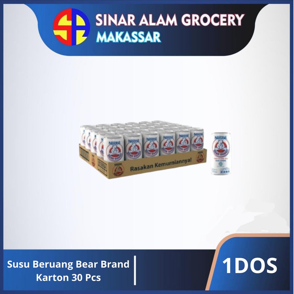 Susu Beruang Bear Brand Karton 30 Pcs / Susu Beruang 1 dus