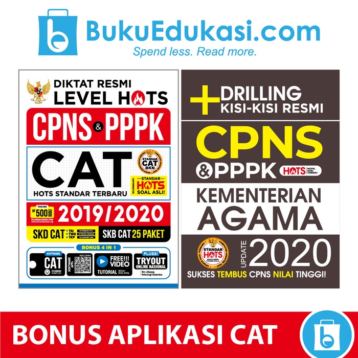 

PROMO DIKTAT RESMI LEVEL HOTS CPNS DAN PPPK CAT KEMENETRIAN AGAMA - KEMENAG KPL433