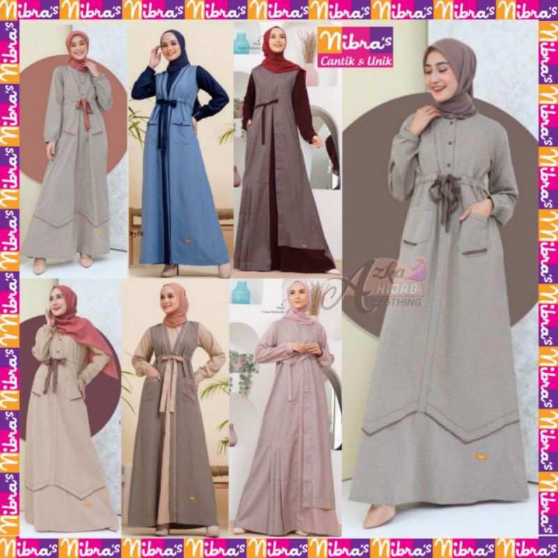 BAJU GAMIS TERBARU NIBRAS  NB B07 NB B12 NB A97/ GAMIS SIMPLE ELEGAN / DRESS GAMIS / GAMIS MODERN