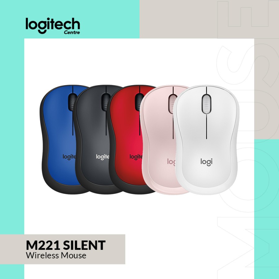 Logitech M221 Mouse Wireless Silent Original