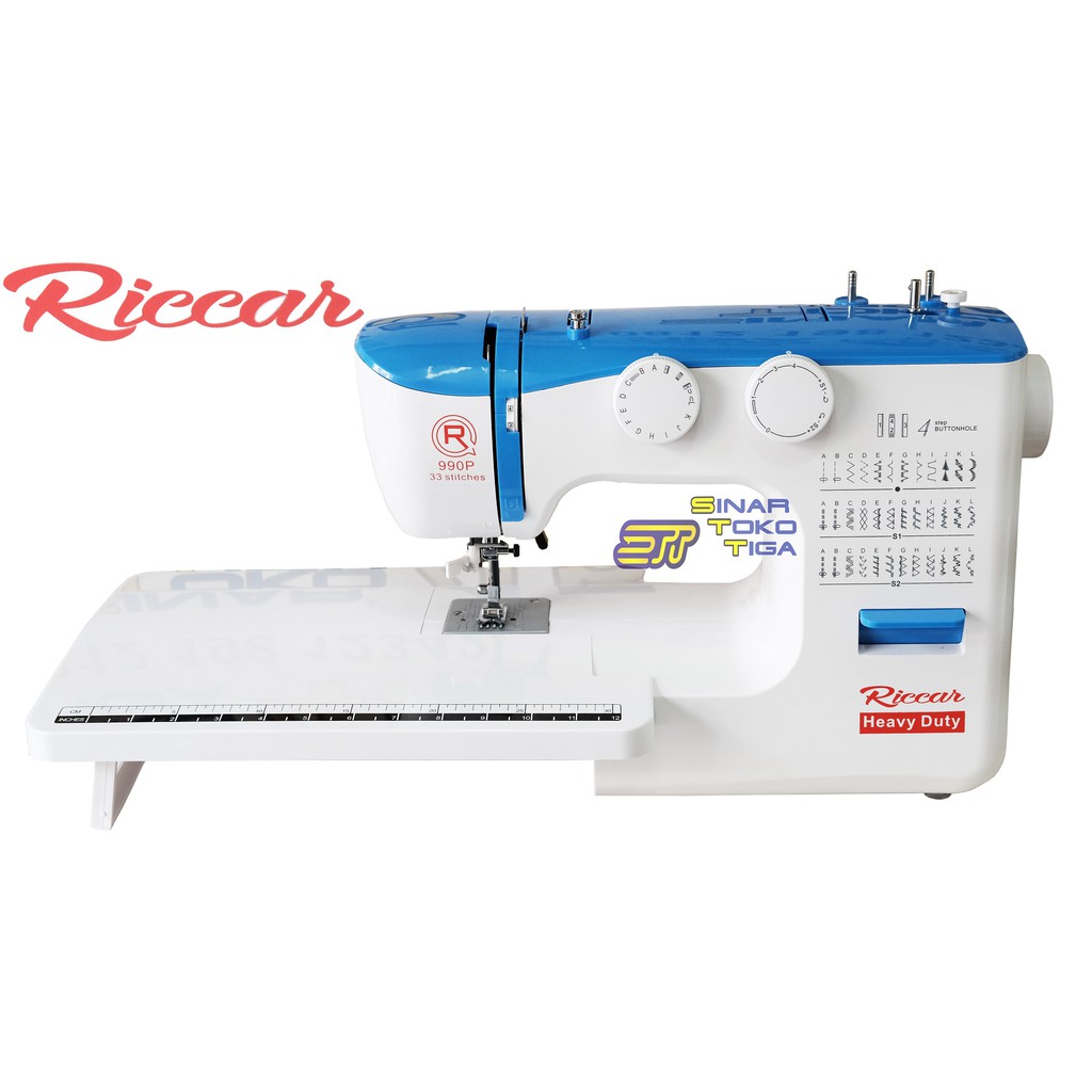 RICCAR 990P HEAVY DUTY MESIN JAHIT TEBAL PORTABLE 990 P / RICCAR 990 P XT