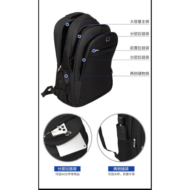 Tas pria/Waterproof/Ransel Parkson Pria/ Ransel Laptop Big Capacity/usb slot expanding/Tas Murah