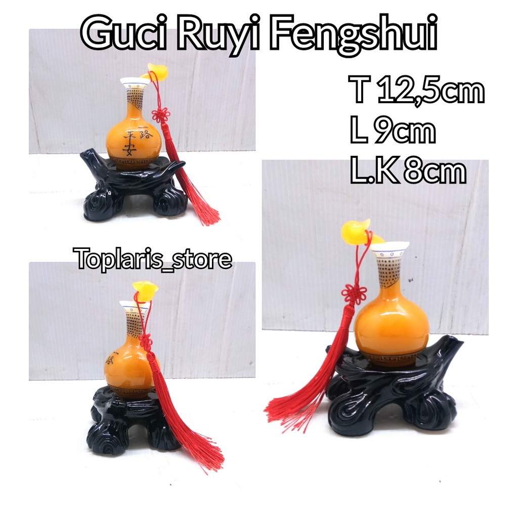 Pajangan Guci Ruyi Fengshui