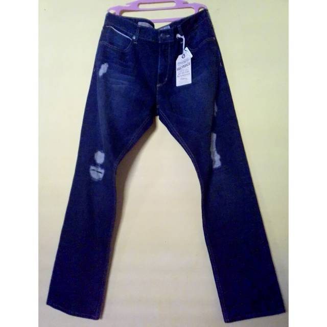 Wrangler Greensboro Ripped Selvedge Original Size 38