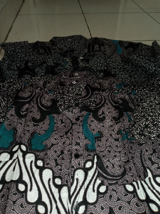 Batik Keluarga - Batik Couple Keluarga Muslim Sogan Family Ayah Ibu Anak Batik Set Family