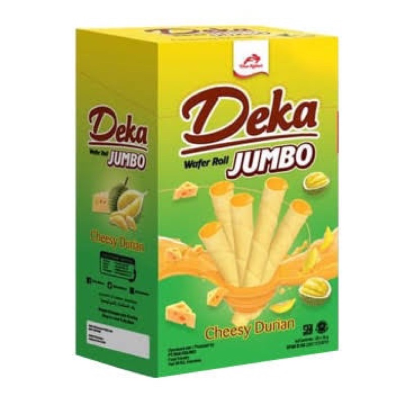 

Deka Wafer Roll Jumbo (1 pack isi 20 pcs)