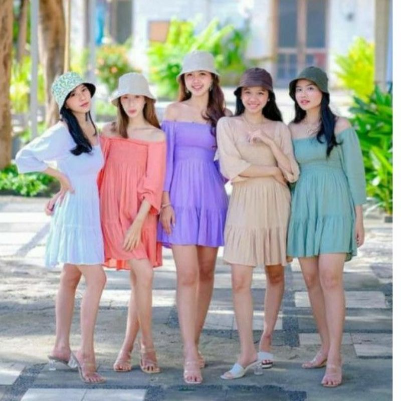 DRESS REMPEL RAYON POLOS