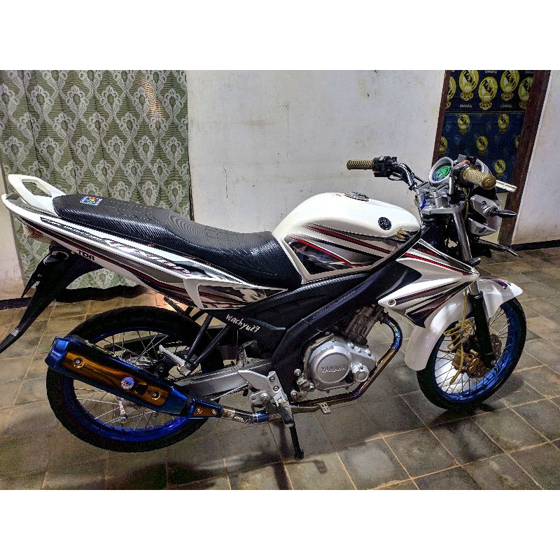Knalpot tsukigi vixion old new plus tameng