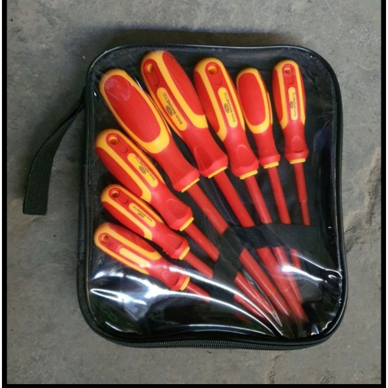 OBENG LISTRIK SET 8PCS - SCREWDRIVER 1000V