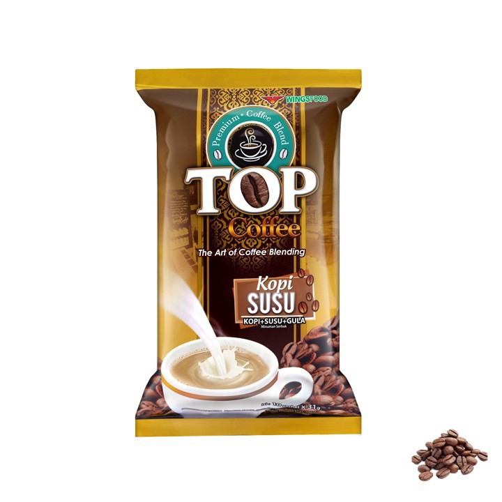 

TOP Coffee Kopi Susu 3in1 31gr x 10