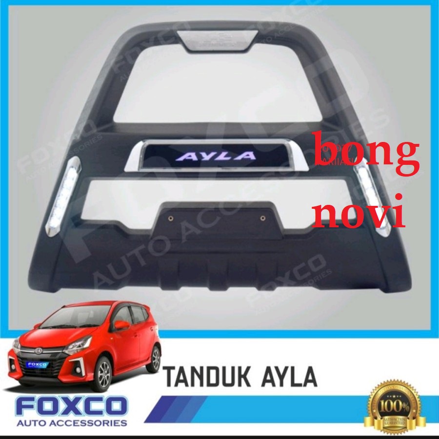 Tanduk Bumper Depan Ayla LED Foxco