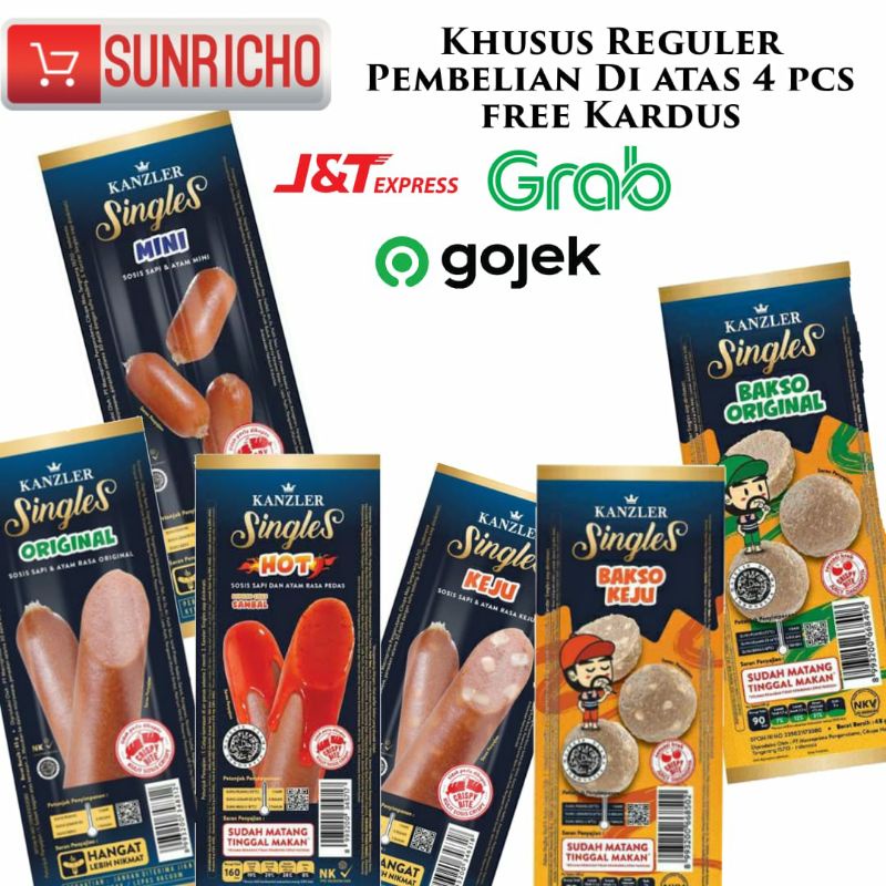 Jual Sosis Kanzler Singles Hot Mini Keju Original Eceran Shopee