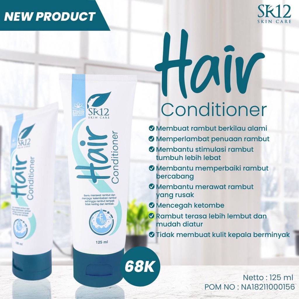 Alorise Shampoo SR12 Perawatan Rambut Anti Rontok Kering Rusak Bercabang Rambut Sehat Segar dan Halus