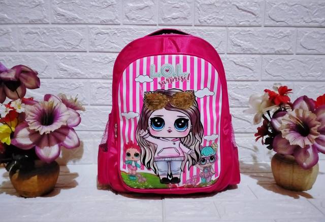 Tas anak lampu led IMPOR/ransel SD /seri 03