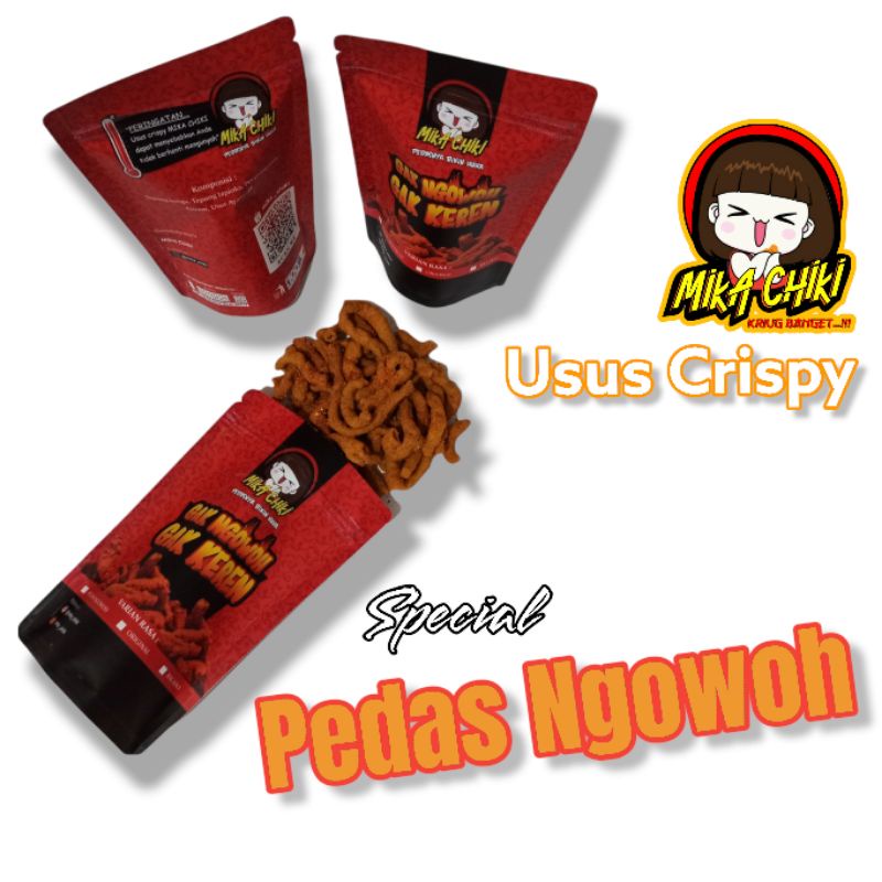 

Pedas ngowoh | keripik Usus crispy pedas | usus goreng | shoppe food | Usus crispy | kripik | murah | food