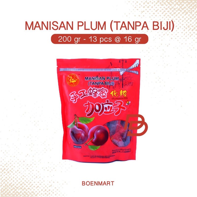 

Manisan Plum CLJ Jia Ying Zhi 200 gr