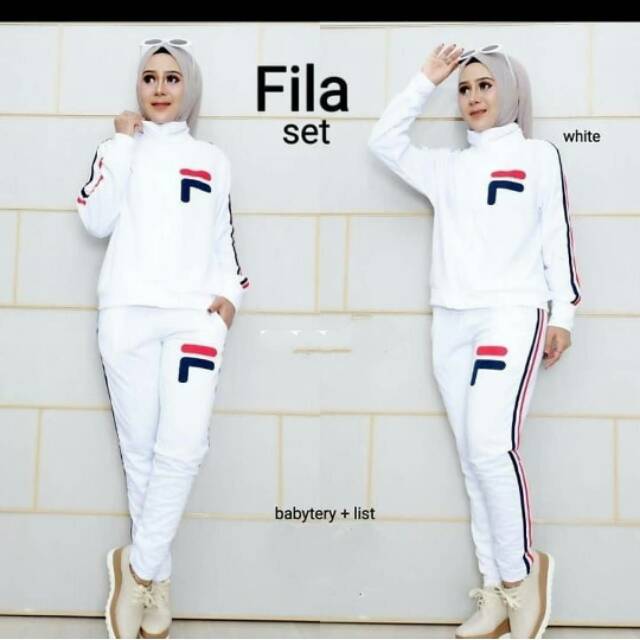 FILA SETELAN CELANA/BAJU+CELANA FILA TERKINI/HARGA TERJANHKAU